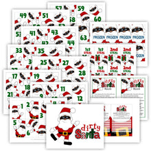Dirty Santa Gift Exchange Game Featuring Black Santa (PDF)