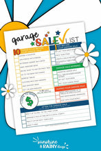 Garage Sale Planner (PDF)