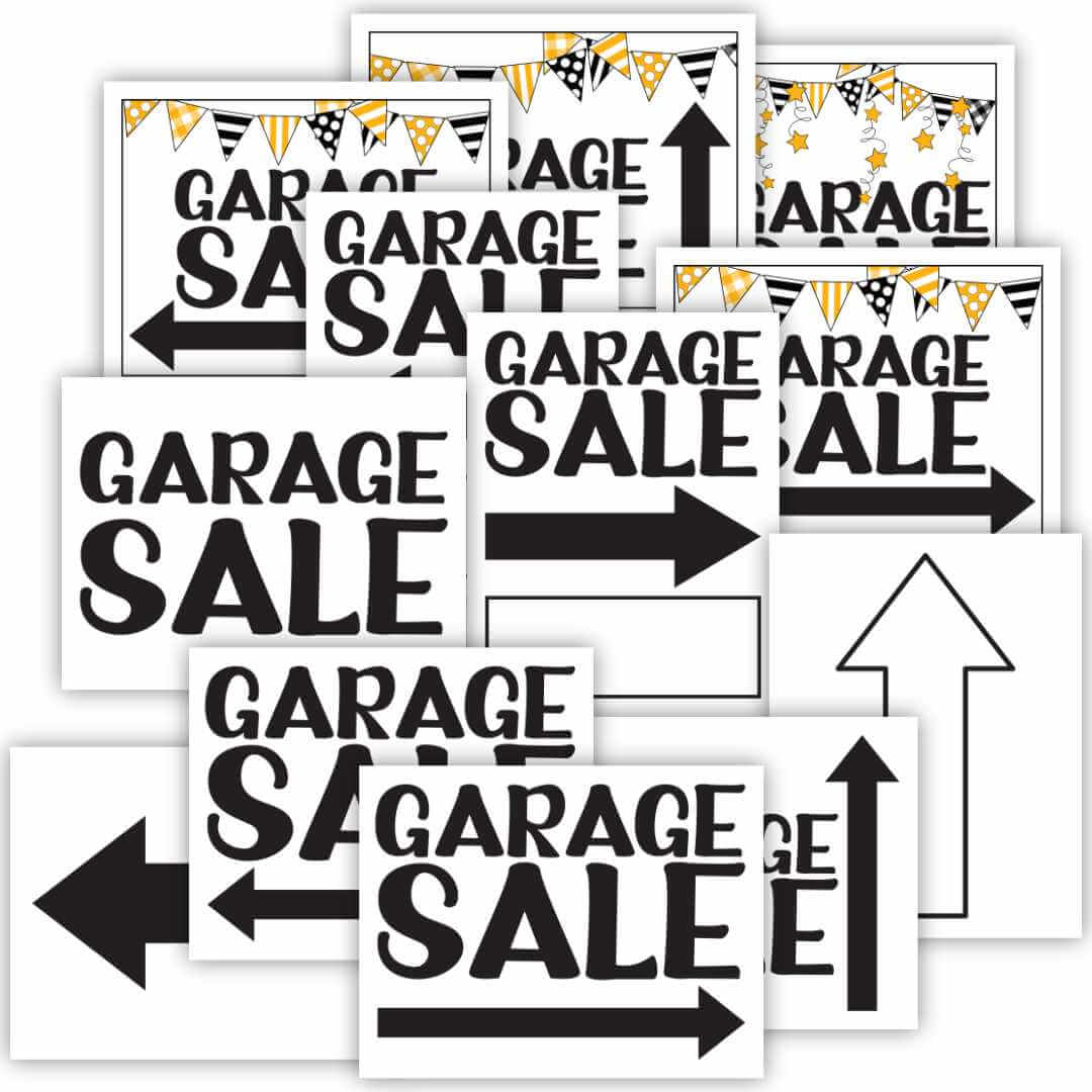 Printable Garage Sale Signs (PDF) – Sunshine And Rainy Days printable-garage-sale-signs-pdf-sunshine-and-rainy-days
