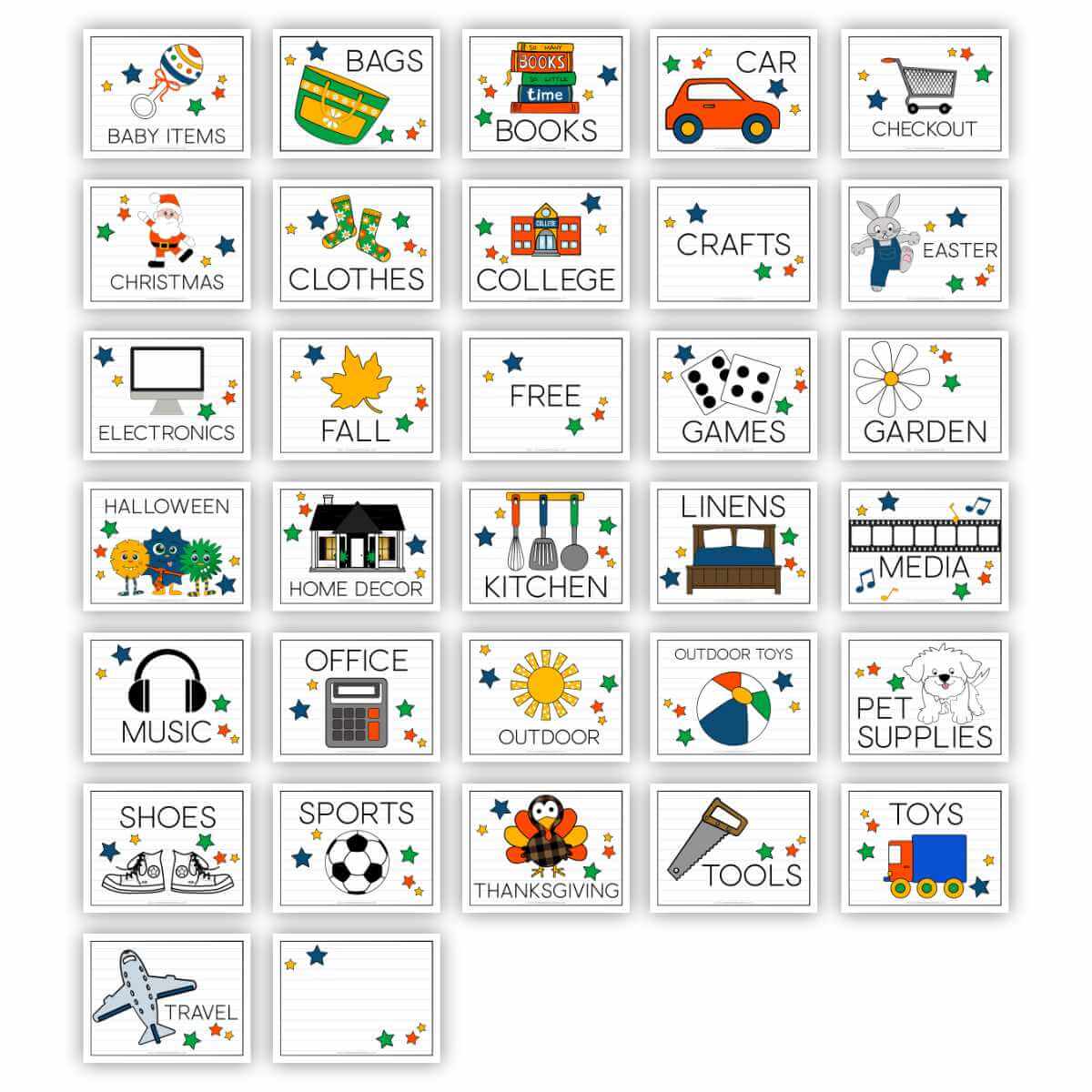 Garage Sale Table Signs (PDF) – Sunshine And Rainy Days garage-sale-table-signs-pdf-sunshine-and-rainy-days