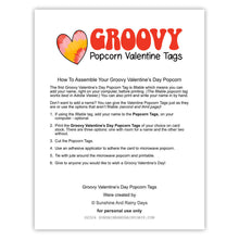 Groovy Popcorn Valentine (PDF)