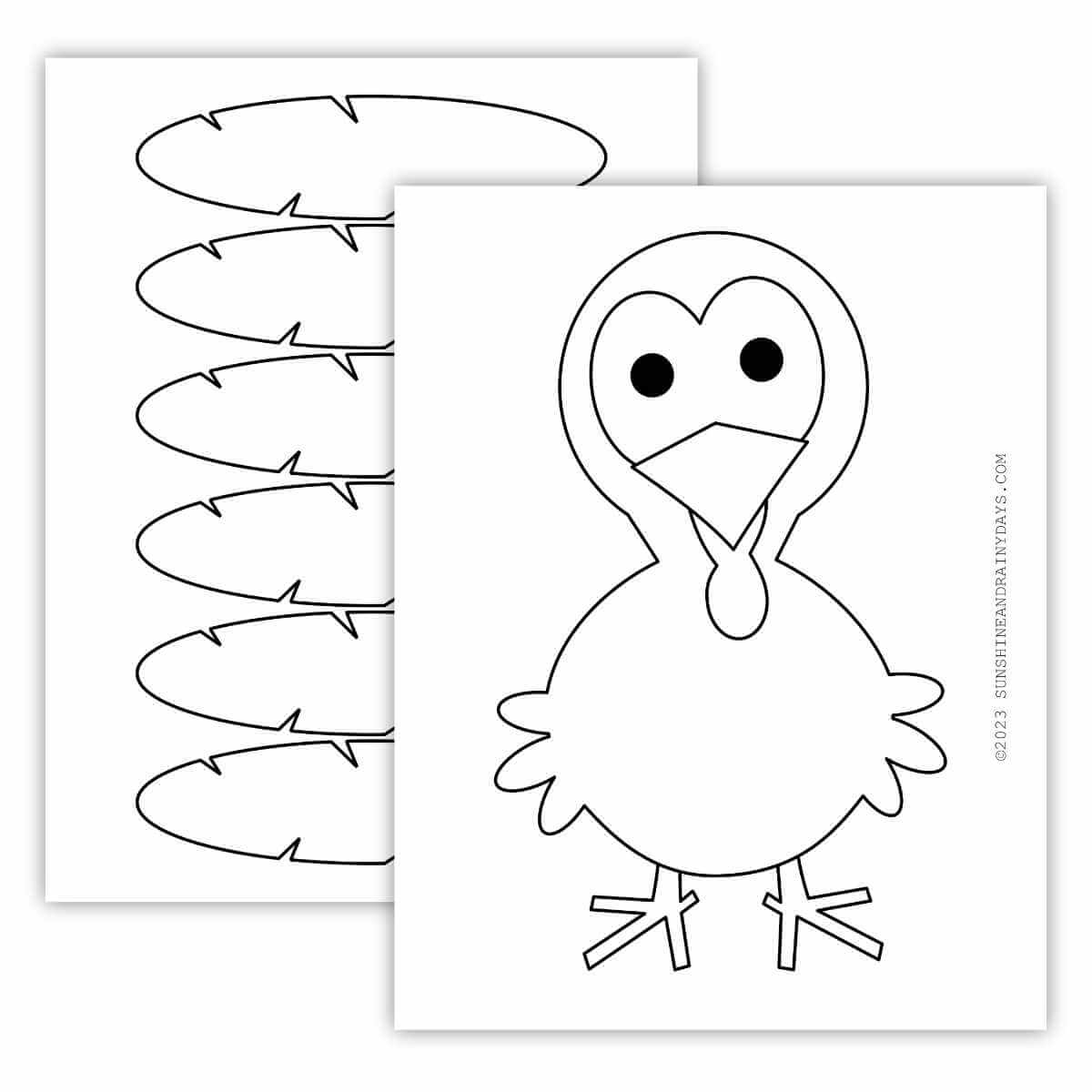 Turkey Coloring Activity Pages turkey-coloring-activity-pages