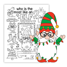Who Is Most Like An Elf Christmas Game (PDF)