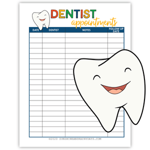 Dentist Appointments (PDF)