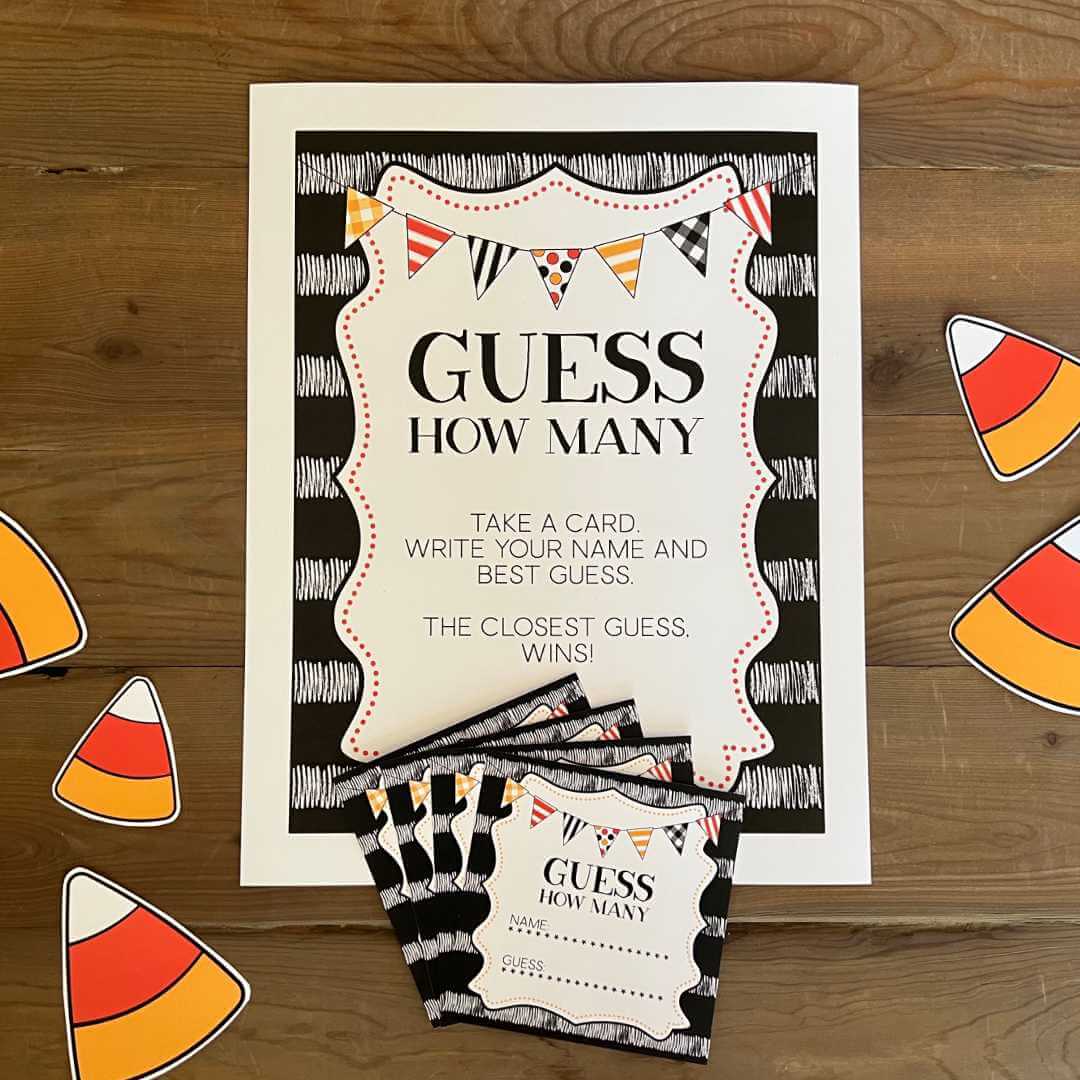 guess-how-many-halloween-party-game-pdf-sunshine-and-rainy-days for Free Printable Candy Corn Guessing Game Guess How Many Halloween Party Game (PDF) – Sunshine And Rainy Days for Free Printable Candy Corn Guessing Game