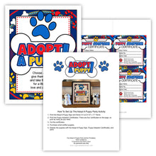 Adopt A Puppy Party Printables