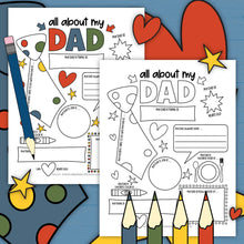 All About My Dad Coloring Page (PDF)