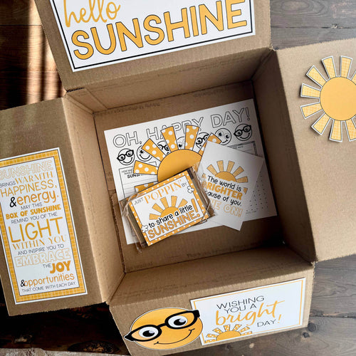 Sunshine Box Printables (PDF)