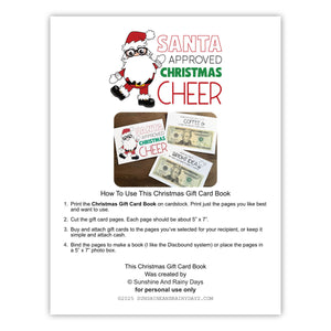 Christmas Gift Card Book (PDF)