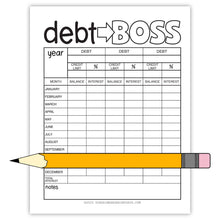 Debt Boss Worksheet (PDF)