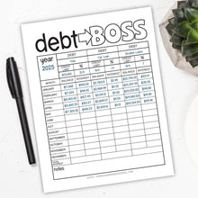 Debt Boss Worksheet (PDF)