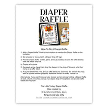 Little Turkey Baby Shower Diaper Raffle (PDF)