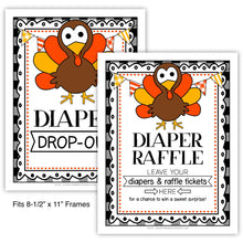 Little Turkey Baby Shower Diaper Raffle (PDF)