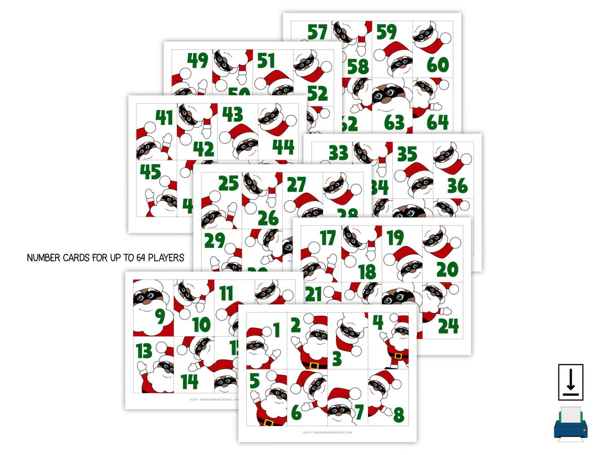 Dirty Santa Gift Exchange Game Featuring Black Santa (PDF) – Sunshine ...