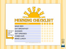 Back-To-School Morning Checklist (PDF)