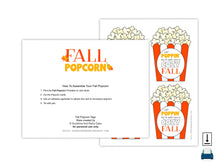 Fall Care Package Box Decor (PDF)