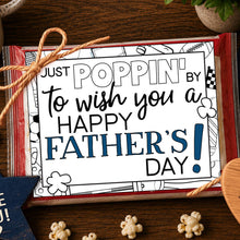 Happy Father's Day Microwave Popcorn Tag (PDF)