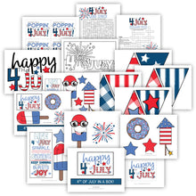 4th of July Care Package Printables (PDF)