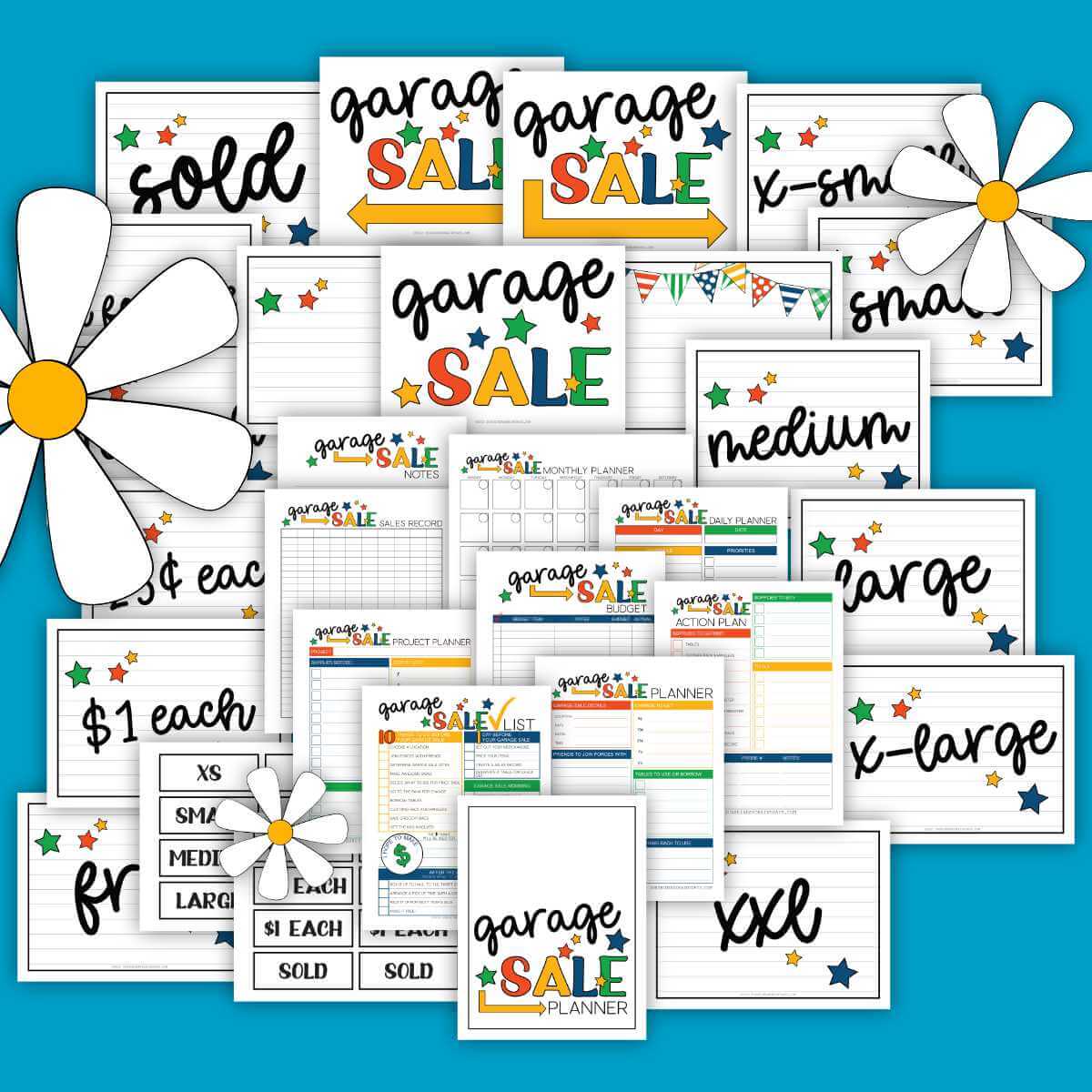 Garage Sale Planner (PDF) – Sunshine And Rainy Days
