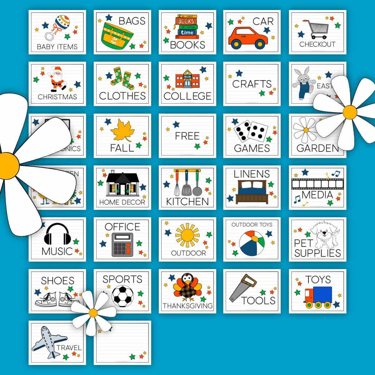 Garage Sale Table Signs (PDF) – Sunshine And Rainy Days garage-sale-table-signs-pdf-sunshine-and-rainy-days