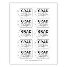 Grad Cash Gift Tags (PDF)