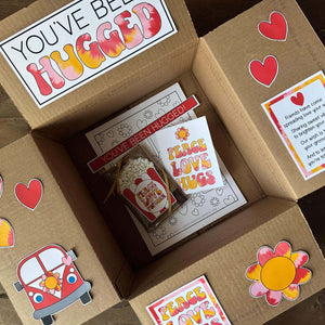 Groovy You've Been Hugged Care Package Printables (PDF)