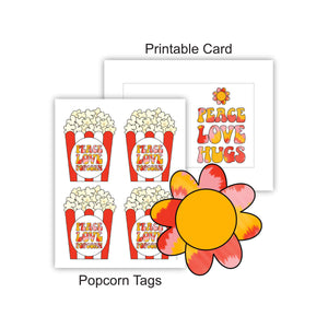 Groovy You've Been Hugged Care Package Printables (PDF)