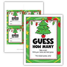 Guess How Many Christmas Game (PDF)