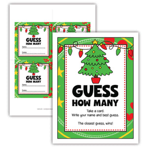 Guess How Many Christmas Game (PDF)