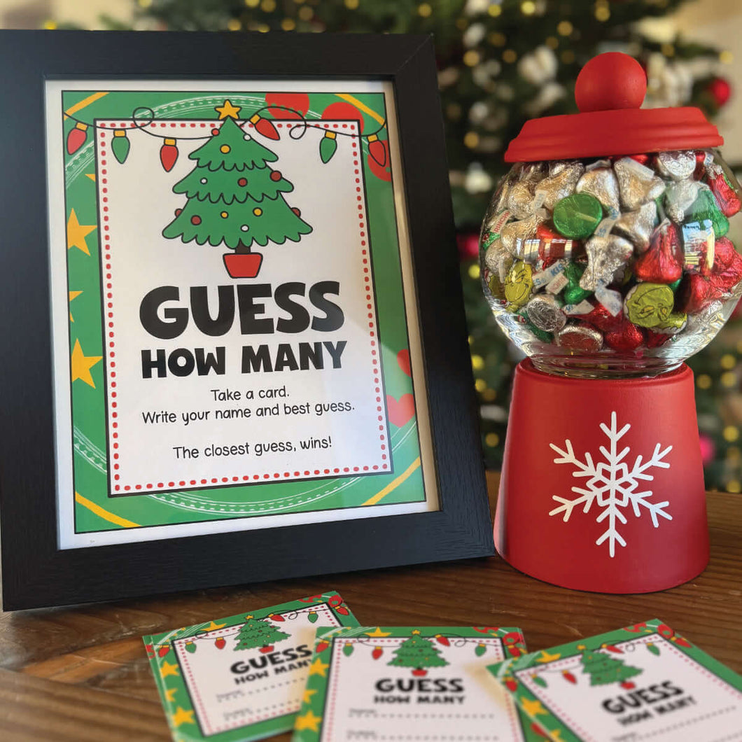 Guess How Many Christmas Game (PDF)