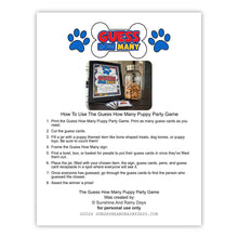 Guess How Many Puppy Party Game