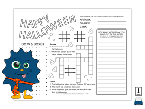 Halloween Activity Sheet (PDF)
