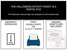 Halloween Activity Sheet (PDF)