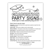 Graduation Party Signs (PDF)