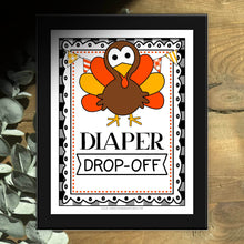 Little Turkey Baby Shower Diaper Raffle (PDF)