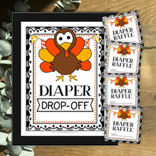 Little Turkey Baby Shower Diaper Raffle (PDF)