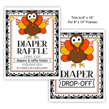 Little Turkey Baby Shower Diaper Raffle (PDF)