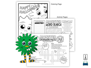 Monstrous Halloween Care Package Printables (PDF)