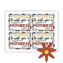 Happy Mother's Day Microwave Popcorn Tag (PDF)