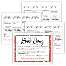 Name That Love Song Game (PDF)