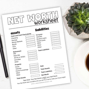 Net Worth Worksheet (PDF)