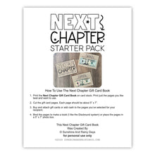 Graduation Gift Card Book • Graduation Money Holder • Cash Gift Holder • College Grad Gift • Next Chapter Gift Card Book (PDF)