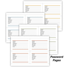 Printable Discbound Password Keeper (PDF)