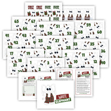 White Elephant Numbers, Invites, and Rules in Plaid