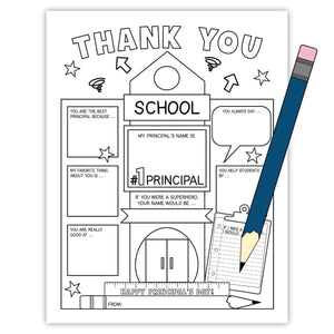 School Principal Appreciation Gift Printable