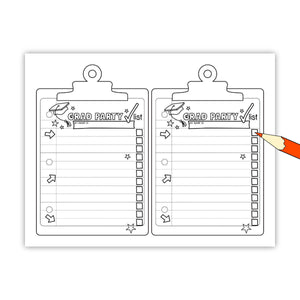Grad Party Activity Checklist (PDF)