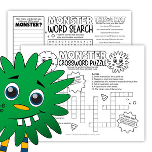 Monster Activity Sheet (PDF)