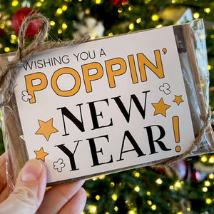 New Year Popcorn Tag