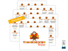 Thanksgiving Trivia Game (PDF)