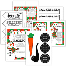 Toilet Paper Snowman Game Printables - PDF